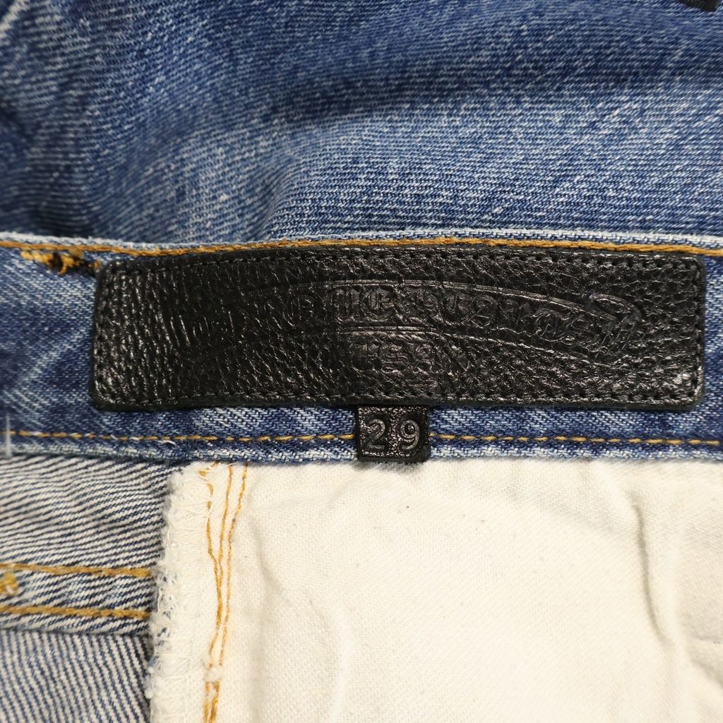 Chrome Hearts Levi 'S Vntg Blu Red Tab Levi's 501 Cross Patch Button Fly Denim — view 7