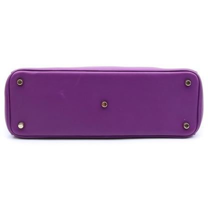 Diorissimo 2-Way Shoulder Bag Leather Purple Silver — view 4