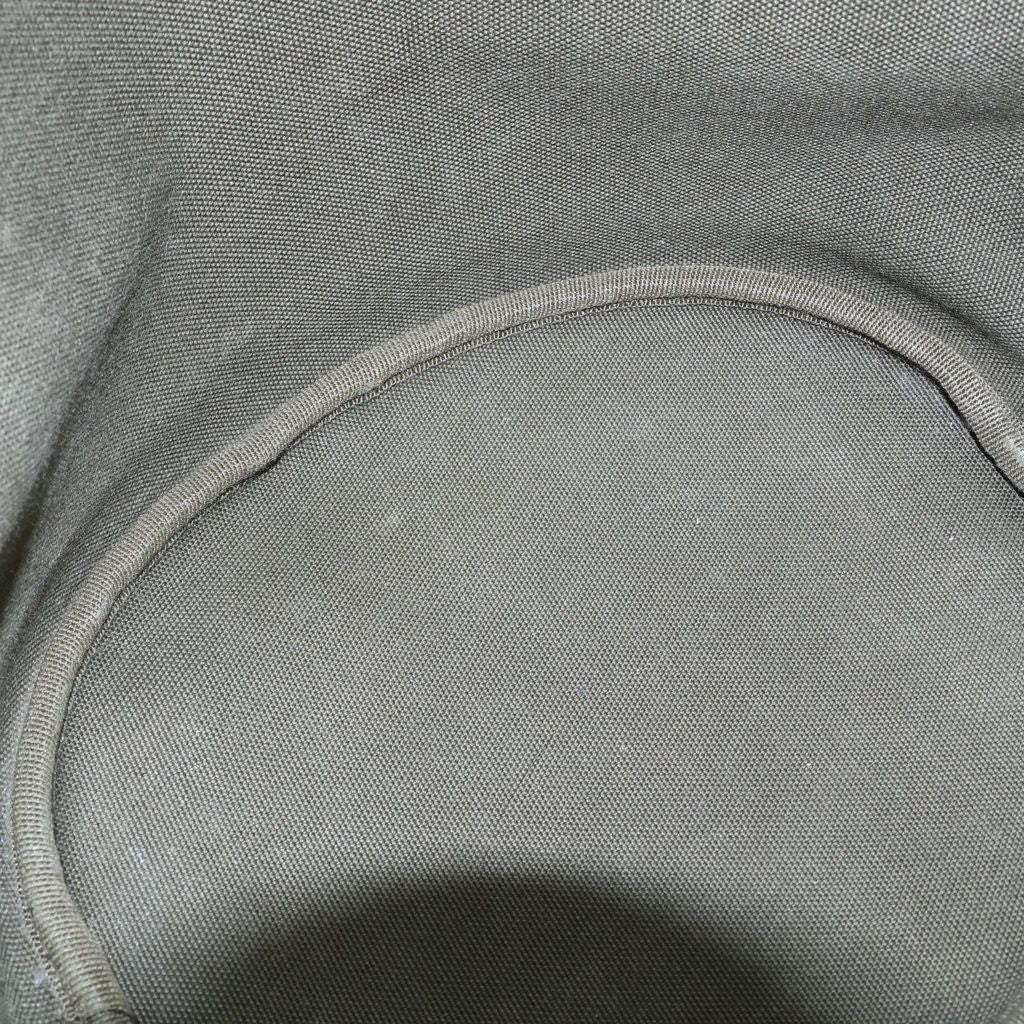 Prada Bucket Shape Tote Bag Indigo Blue Black Denim Leather — view 8