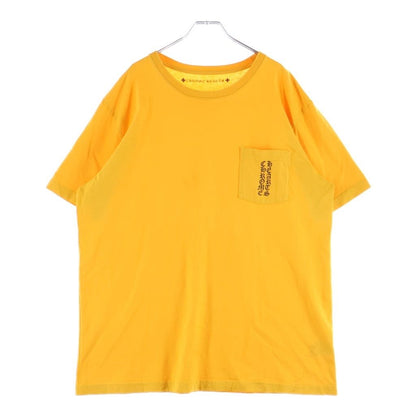 Chrome Hearts Vertical Logo Tee Short Sleeve T-Shirt Yellow