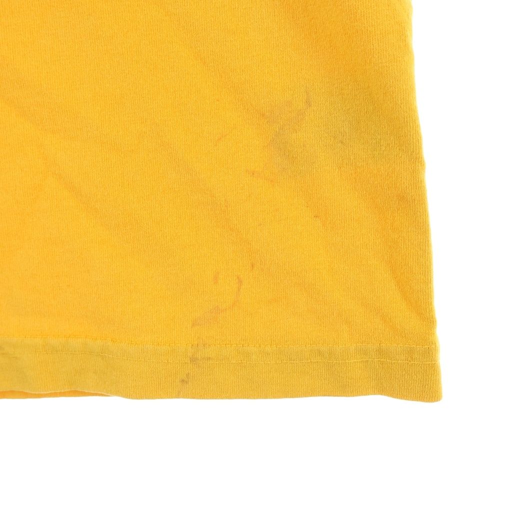 Chrome Hearts Vertical Logo Tee Short Sleeve T-Shirt Yellow — view 5