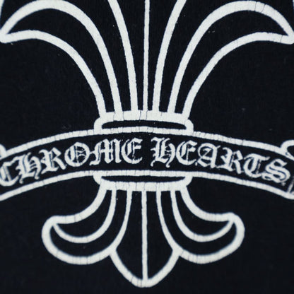 Chrome Hearts Vintage Back Fluer Tee BS Flare V-neck Short Sleeve T-Shirt Black — view 5