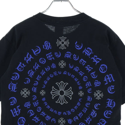 Chrome Hearts Back Circle Logo Pls Tee CH Plus Short Sleeve T-Shirt Black — view 4