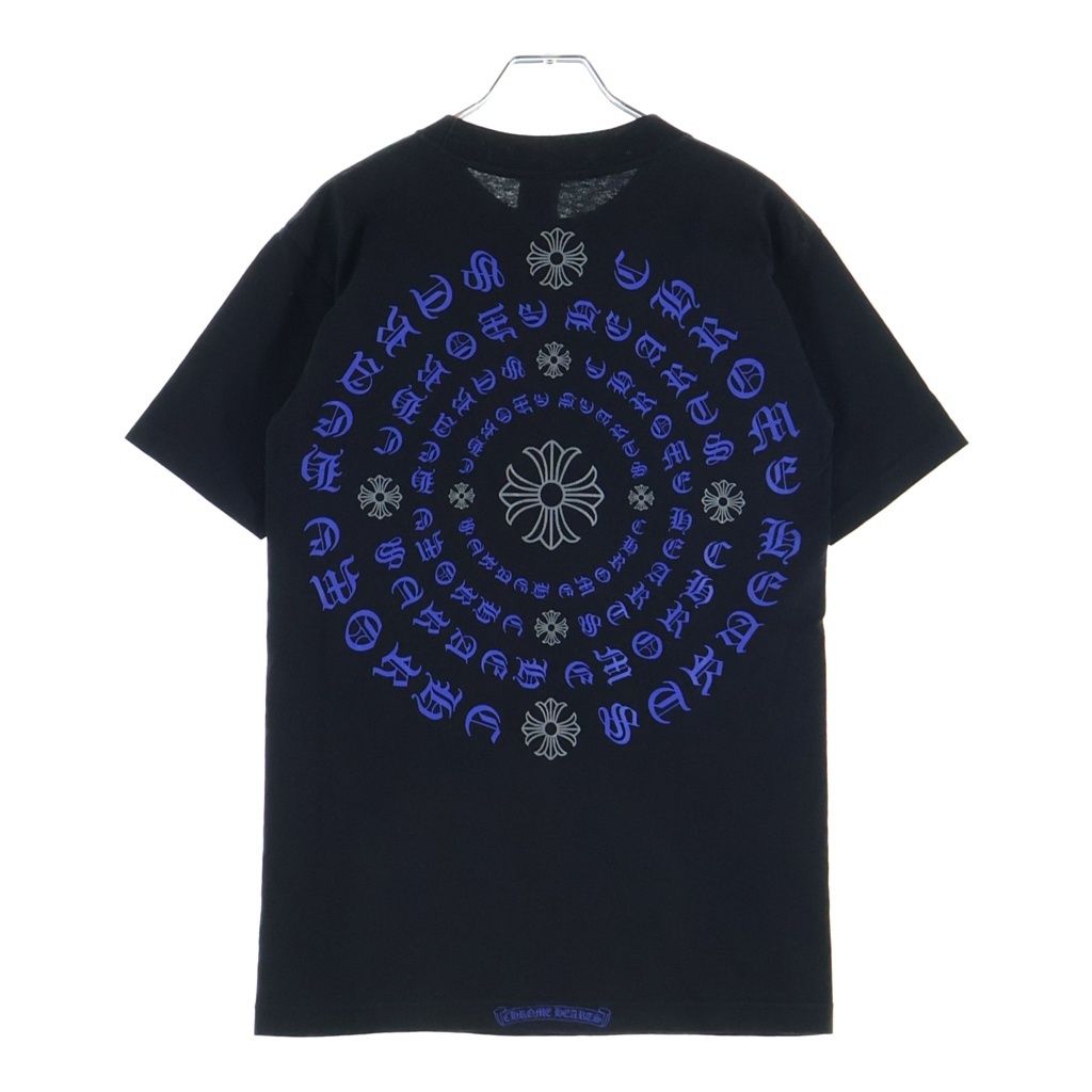 Chrome Hearts Back Circle Logo Pls Tee CH Plus Short Sleeve T-Shirt Black