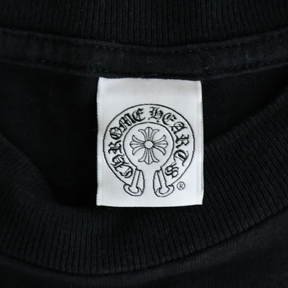 Chrome Hearts Back Circle Logo Pls Tee CH Plus Short Sleeve T-Shirt Black — view 7