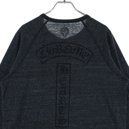 Chrome Hearts Vintage Back T Bar Long Sleeve Tee T Bar 7 Split T-Shirt Black — view 4