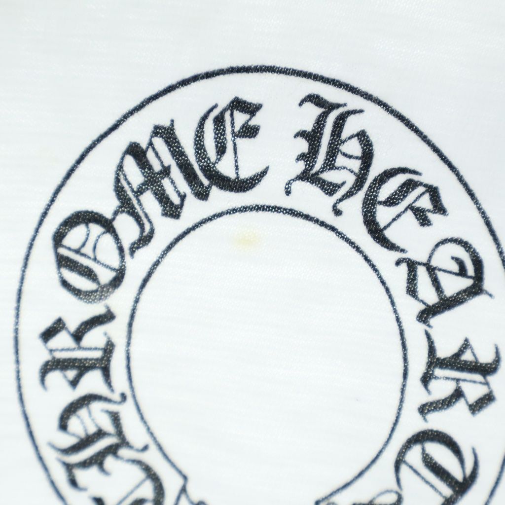 Chrome Hearts Vintage Back Scroll Label Long Sleeve Tee T-Shirt White Gray — view 5