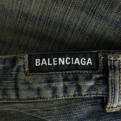 Balenciaga Boot Cut Bootcut Denim Pants Indigo — view 5
