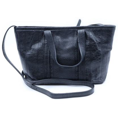 Balenciaga Barbes Small 2-Way Shoulder Bag Black Leather — view 2
