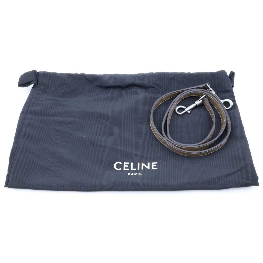 Celine Luggage Nano Brown Leather Handbag — view 8