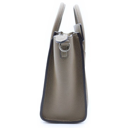 Celine Luggage Nano Brown Leather Handbag — view 3