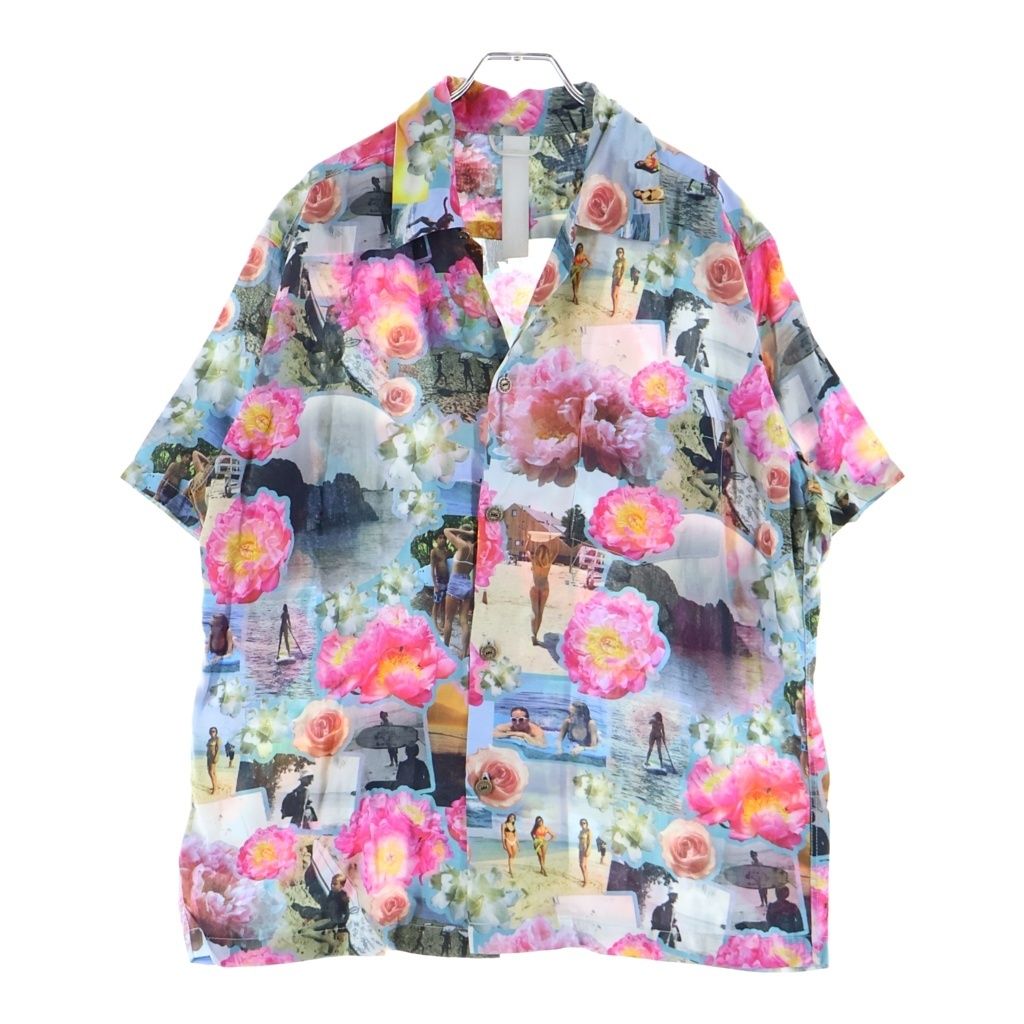 Chrome Hearts Aloha Surf Shirt Smulti All Over Print Short Sleeve Multicolor