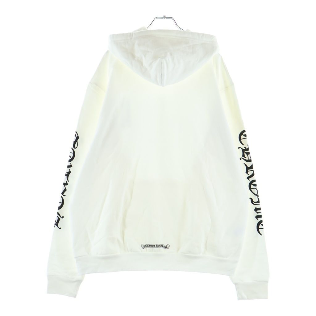 Chrome Hearts Sweatshirt Plvr Arm Logo Print Pullover Hoodie White — view 2