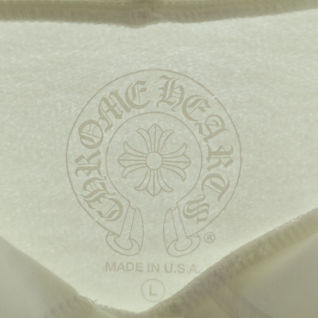 Chrome Hearts Sweatshirt Plvr Arm Logo Print Pullover Hoodie White — view 7