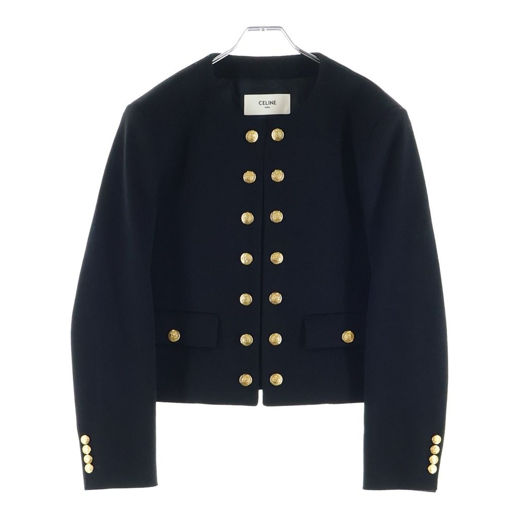 Celine Porter Jacket Wool Black