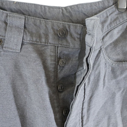 Balenciaga Trompe Loeil Denim Trousers in Soft Gray Wide Baggy Pants — view 5