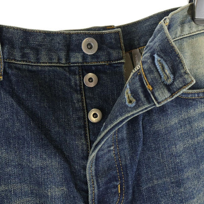 Dior Long Skinny Jeans Button Fly Long Denim Pants Indigo — view 5