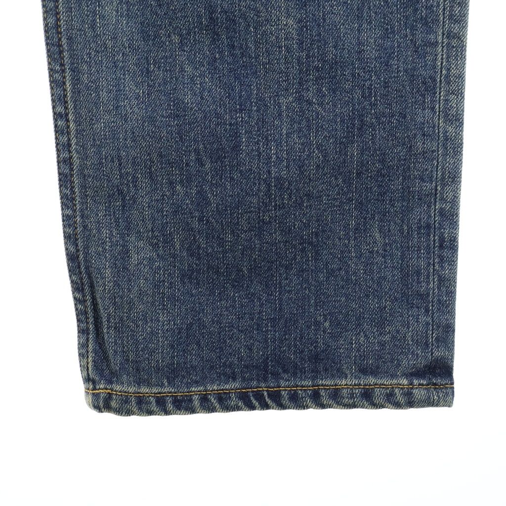 Dior Long Skinny Jeans Button Fly Long Denim Pants Indigo — view 6