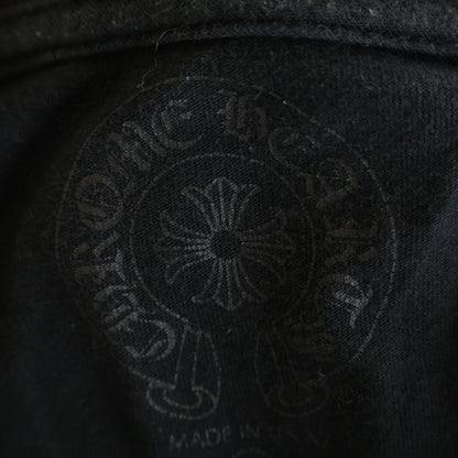 Chrome Hearts CH Long Sleeve 1 Multi Horseshoe Back Print T-Shirt Black — view 8