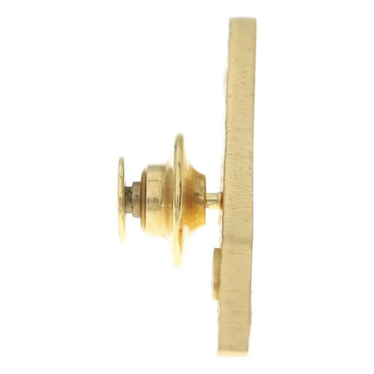 Chanel CC Logo High Heels Brooch with Metal Gold Black Bean — view 4