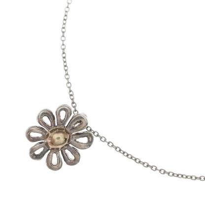Tiffany & Co Paloma Picasso Daisy Flower Necklace Silver