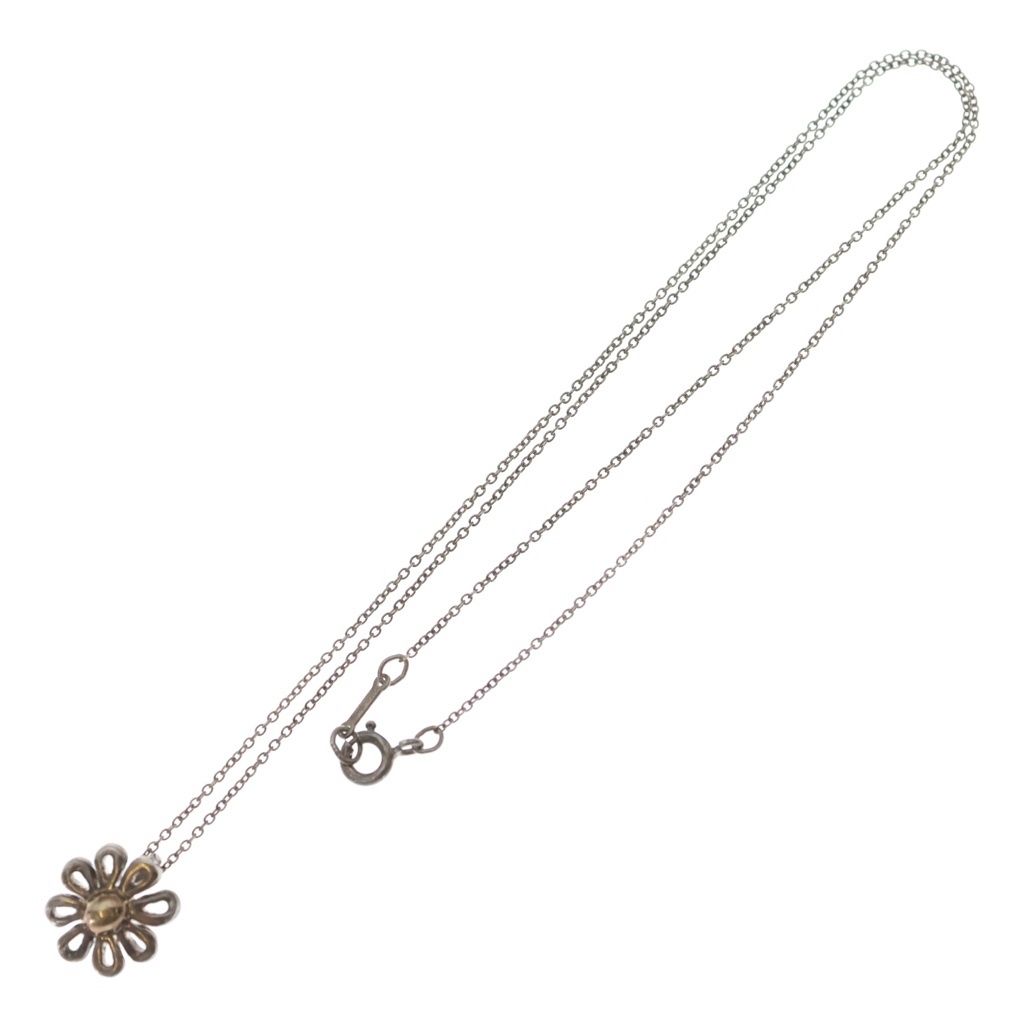 Tiffany & Co Paloma Picasso Daisy Flower Necklace Silver — view 2