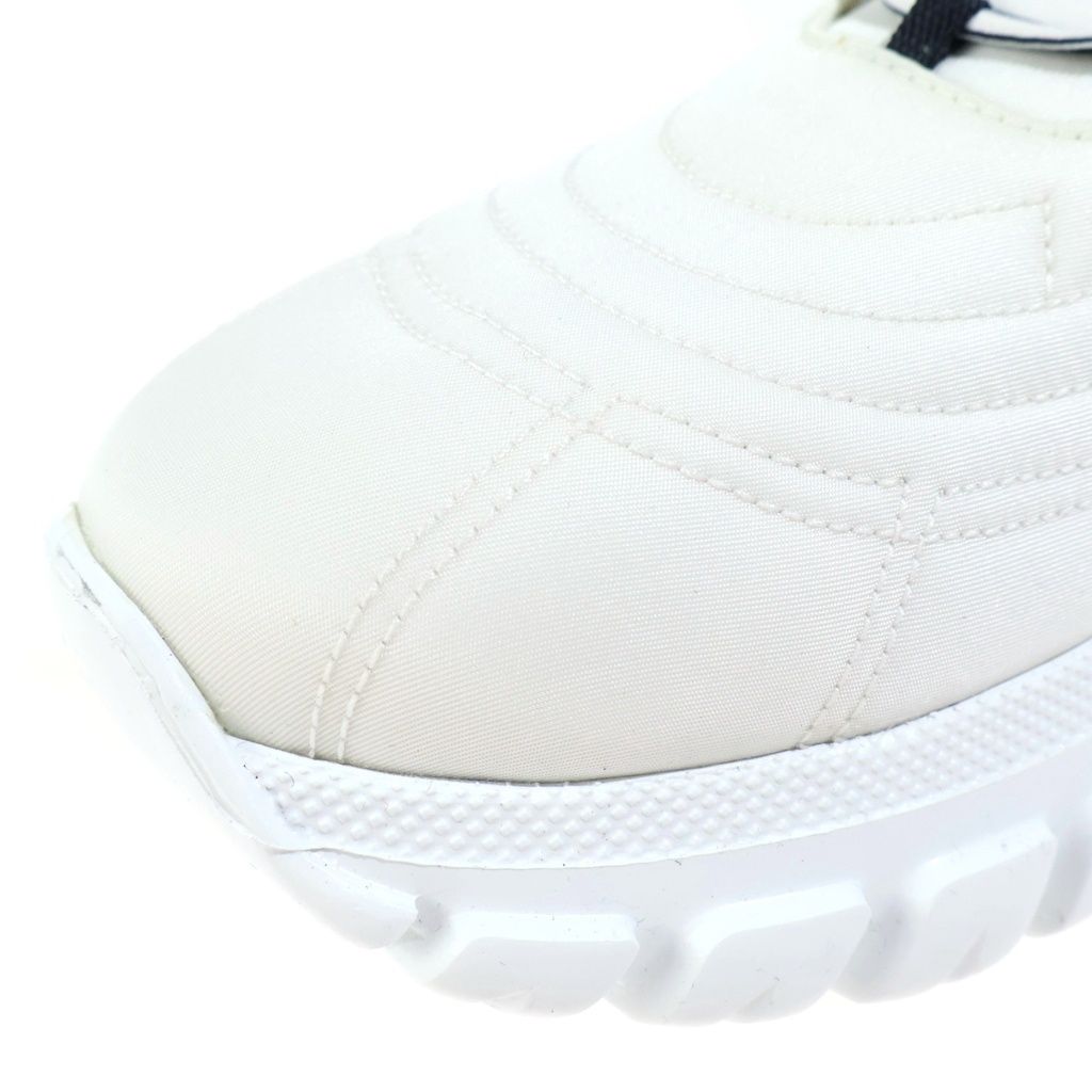 Prada Re-Nylon Rush Gabardine Low-Top Sneakers White — view 6