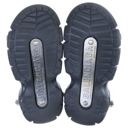 Balenciaga SS Crocs Hard Platform Studs Sandals Black — view 5