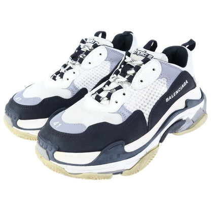 Balenciaga Triple S Low-Top Sneakers White Black — view 2