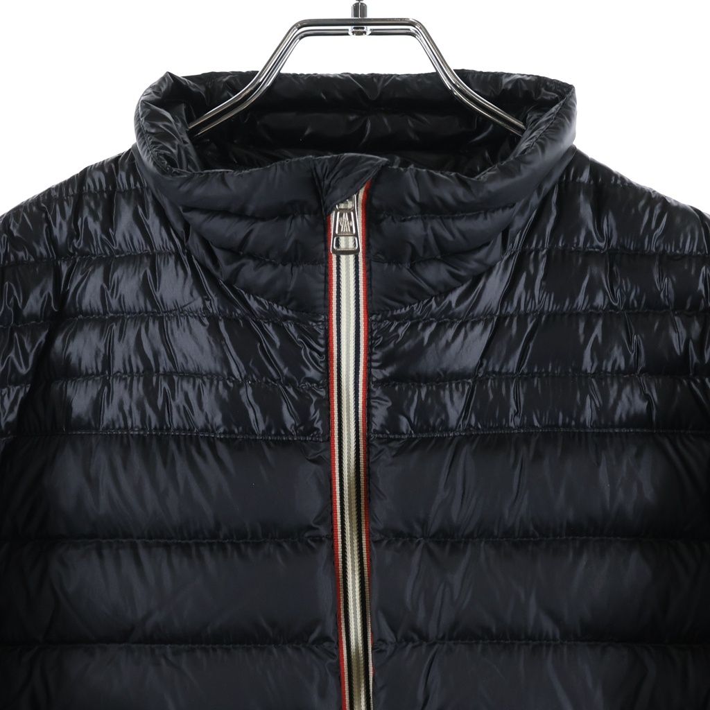 Moncler Daniel Zip Up Micro Down Jacket Black — view 3