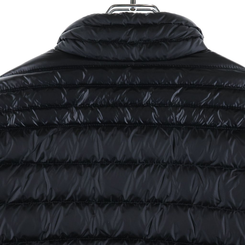 Moncler Daniel Zip Up Micro Down Jacket Black — view 4