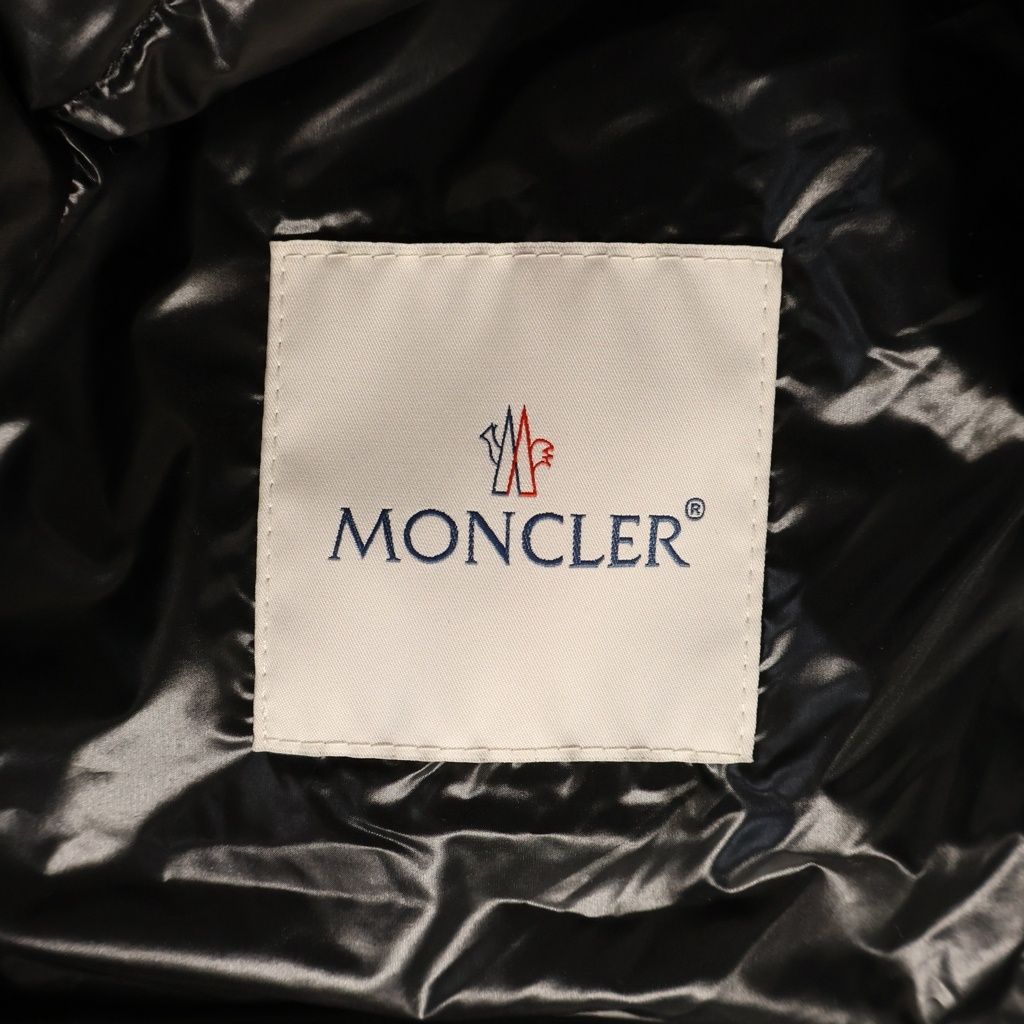 Moncler Daniel Zip Up Micro Down Jacket Black — view 7