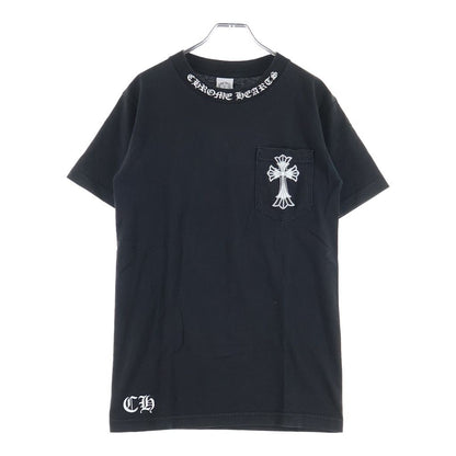 Chrome Hearts Vintage Dbl Short Sleeve Tee Double CH Cross Neck Logo Print Crew — view 2