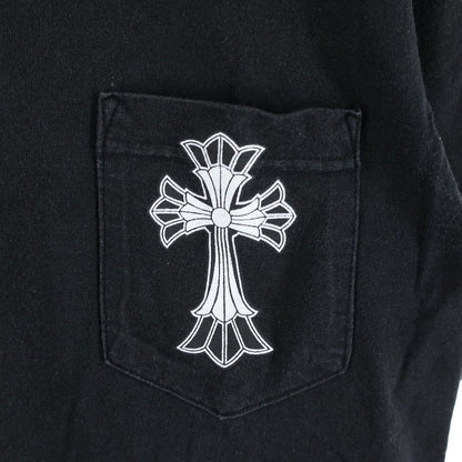 Chrome Hearts Vintage Dbl Short Sleeve Tee Double CH Cross Neck Logo Print Crew — view 5