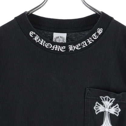 Chrome Hearts Vintage Dbl Short Sleeve Tee Double CH Cross Neck Logo Print Crew — view 3