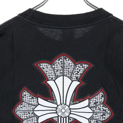 Chrome Hearts Vintage Dbl Short Sleeve Tee Double CH Cross Neck Logo Print Crew — view 4