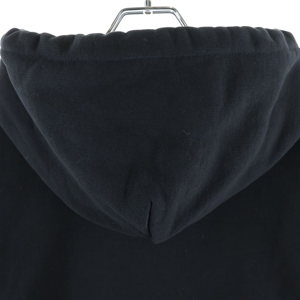 Moncler Genius 2 Hoodie Front Nylon Patch Pullover Black — view 4