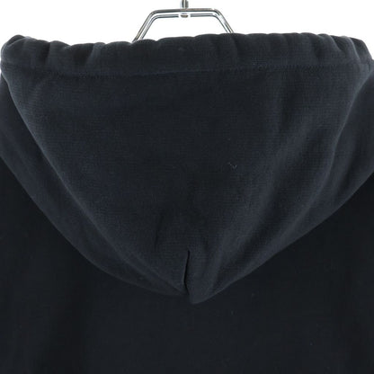 Moncler Genius 2 Hoodie Front Nylon Patch Pullover Black — view 4