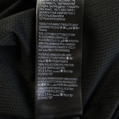 Balenciaga 24 SS Track Jacket Off Shoulder Zip Up Black Red — view 7