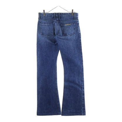 Chrome Hearts 5 Pkt Flare Denim Pants Cross Ball Button Fly Indigo — view 2