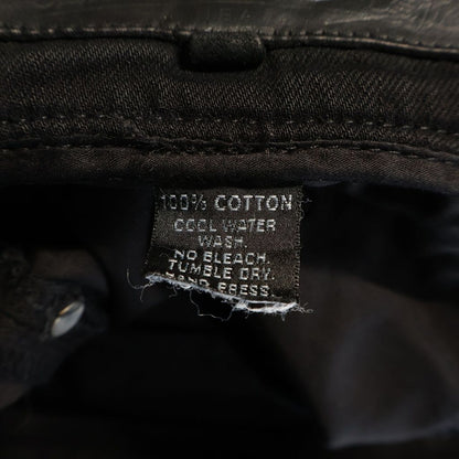 Chrome Hearts Vintage Flerknee Patch Denim Pants Black — view 8