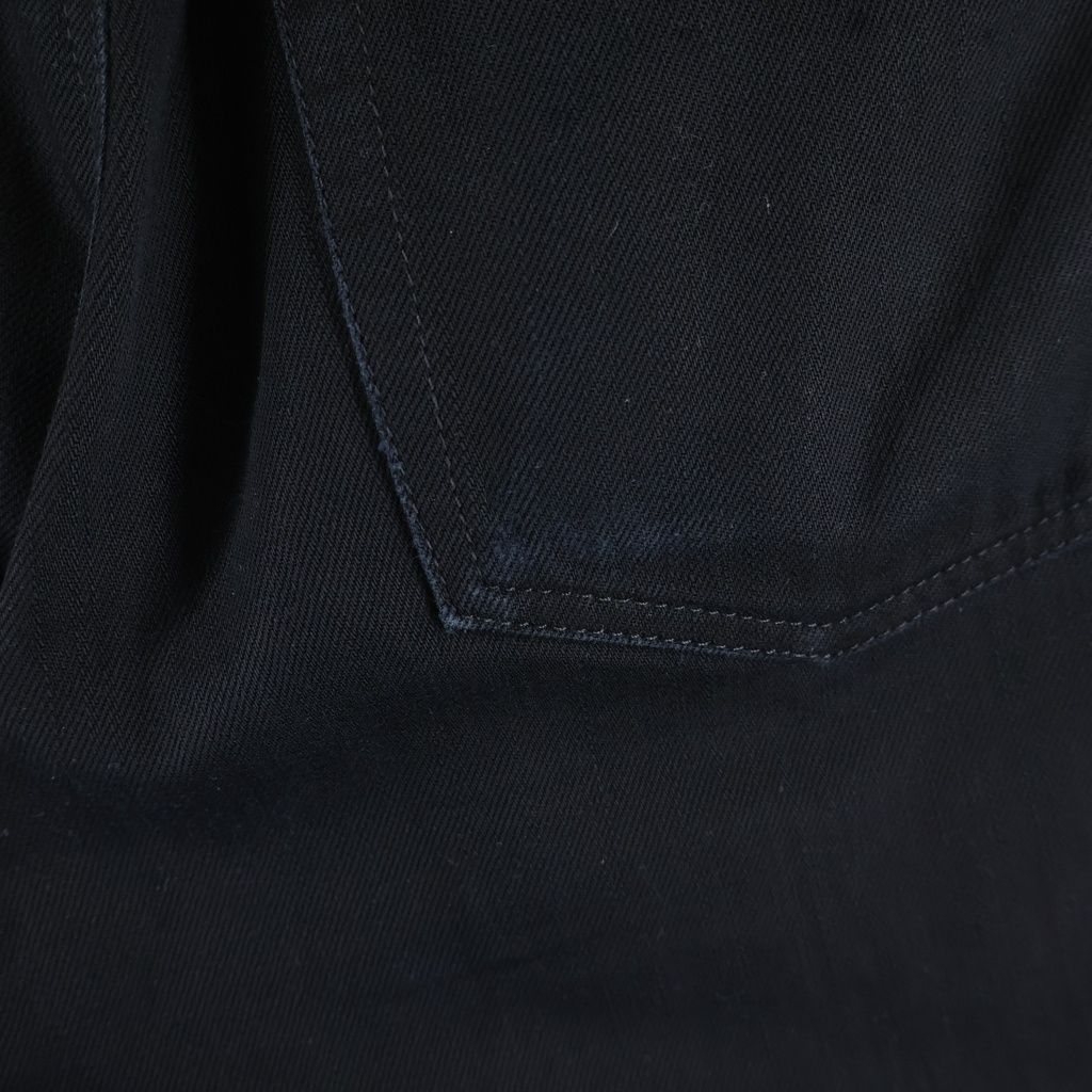 Chrome Hearts Vintage Flerknee Patch Denim Pants Black — view 4