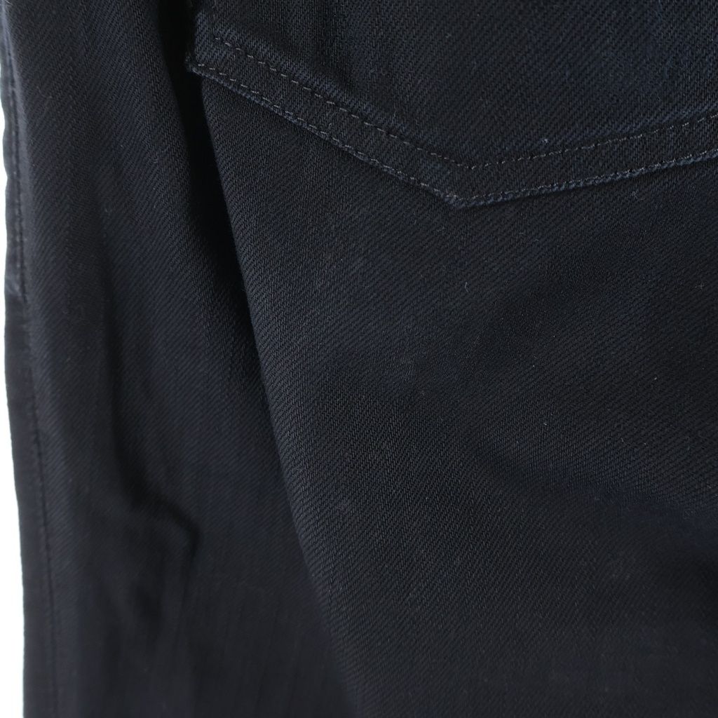 Chrome Hearts Vintage Flerknee Patch Denim Pants Black — view 5