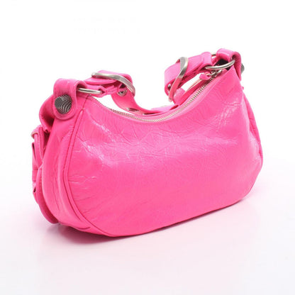 Balenciaga Shoulder Bag Buckle Cagole Ribbon Pink Leather XS — view 2