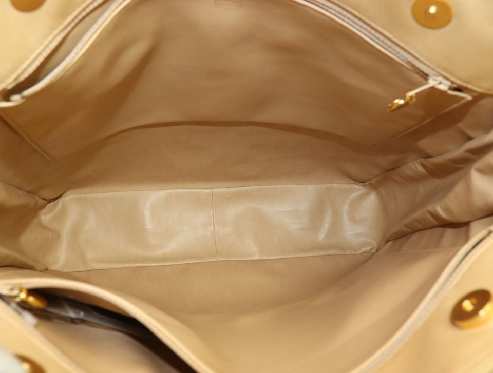 Chanel CC Logo Lambskin Tote Bag — view 7