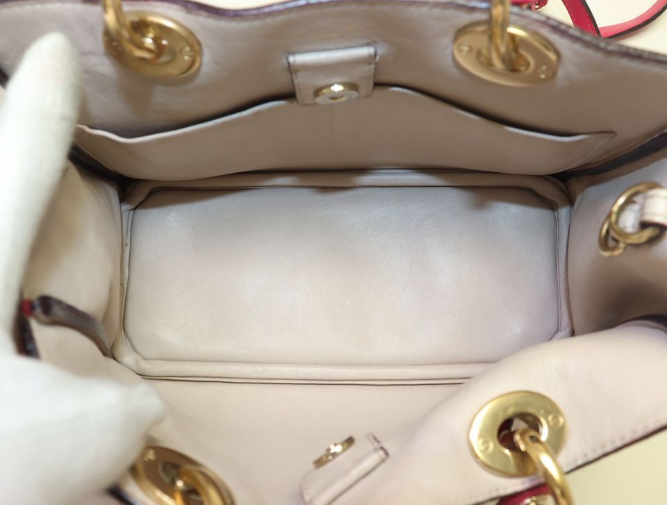 Dior Diorissimo Mini Leather 2-Way Handbag — view 7