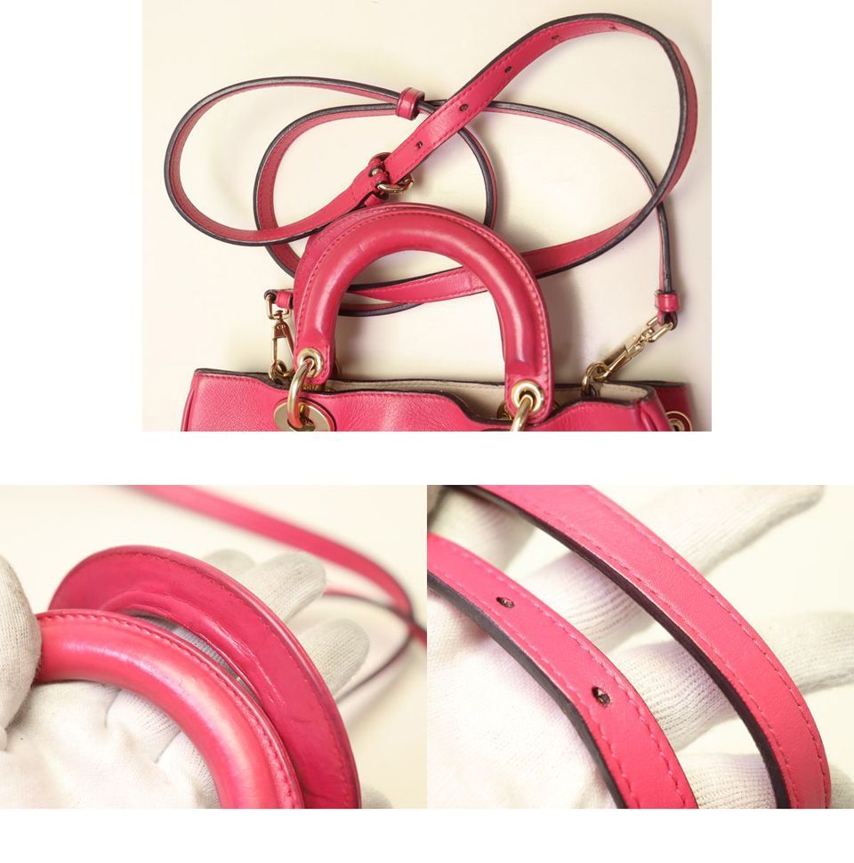 Dior Diorissimo Mini Leather 2-Way Handbag — view 6