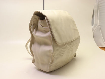 Chanel CC Logo Lambskin Backpack — view 4