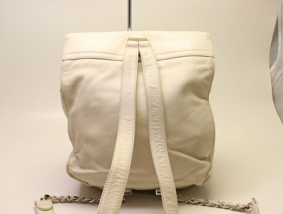Chanel CC Logo Lambskin Backpack — view 2