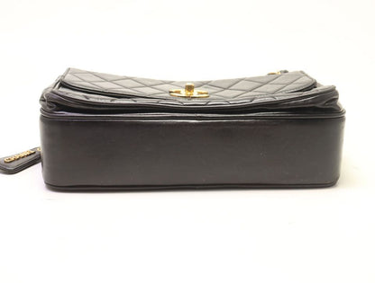 Chanel Quilted Lambskin Chain Shoulder Bag — view 3